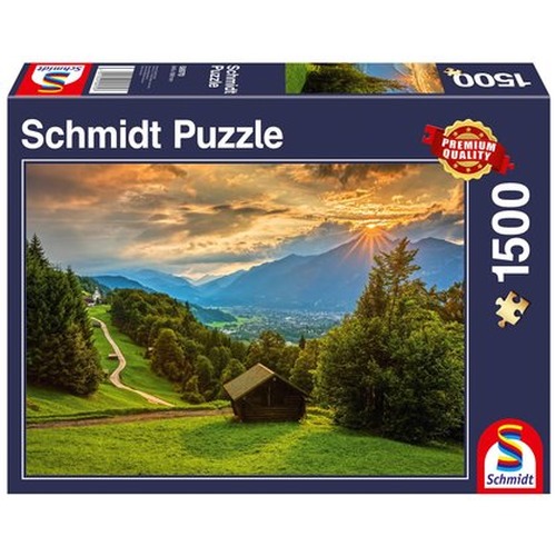 PQ Puzzle 1500 el. Zachód słońca nad Wambergiem