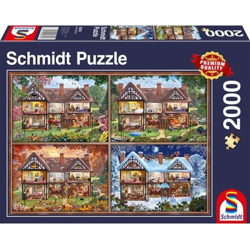 PQ Puzzle 2000 el. Dom na cztery pory roku