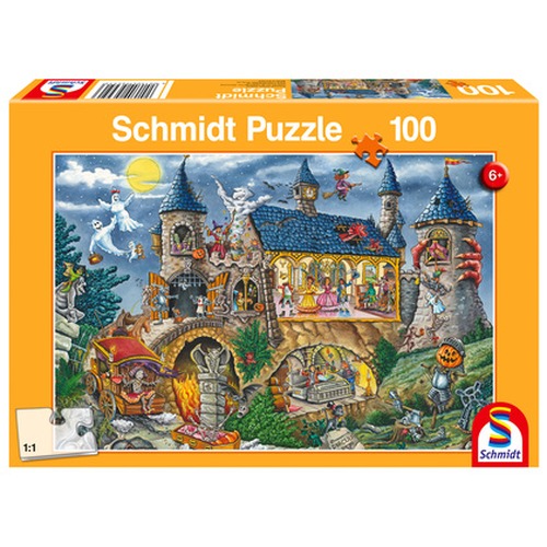 Puzzle 100 el. Nawiedzony zamek