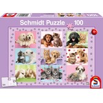 Puzzle 100 el. Przyjaciele