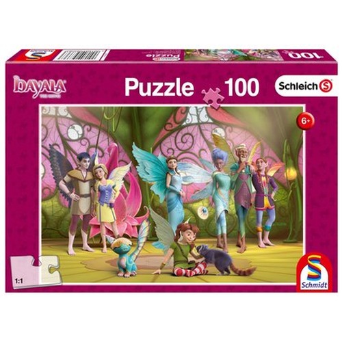 Puzzle 100 el. SCHLEICH / BAYALA Królowa Eleya i przyjaciele