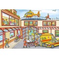 Puzzle 100 el. SIKU Helikopter (pogotowie) + zabawka