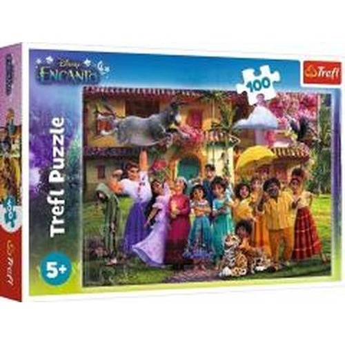 Puzzle 100 Magia czeka w Encanto TREFL