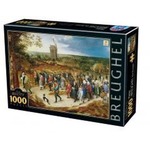 Puzzle 1000 Brueghel, Procesja małżenska