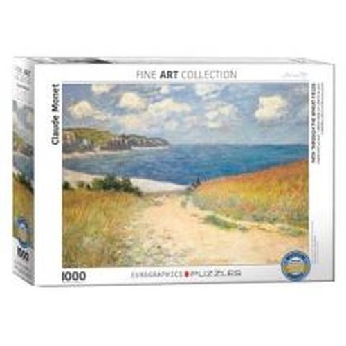 Puzzle 1000 Ścieżka przez pola pszenicy
