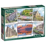 Puzzle 1000 el. FALCON Pozdrowienia ze Szkocji