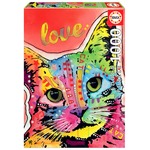 Puzzle 1000 el. Kot, Dean Russo (Tilt Cat Love)