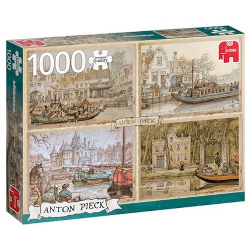 Puzzle 1000 el. PC ANTON PIECK Łodzie kanałowe