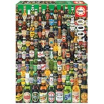 Puzzle 1000 el. Piwa świata