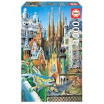 Puzzle 1000 el. Projekty Gaudiego (miniatura)