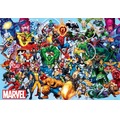 Puzzle 1000 el. Superbohaterowie i złoczyńcy Marvela