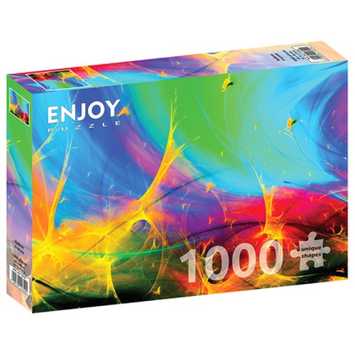 Puzzle 1000 el. Tęczowe fraktale