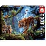 Puzzle 1000 el. Tygrysy na drzewie