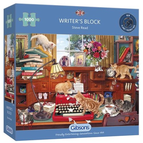 Puzzle 1000 el. Typowe udręki pisarza