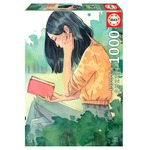 Puzzle 1000 el. Wielbicielka książek, Esther Gili
