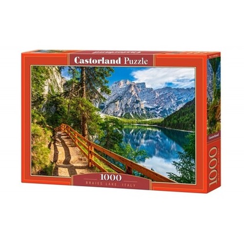 Puzzle 1000 elementów - Jezioro Braines, Włochy