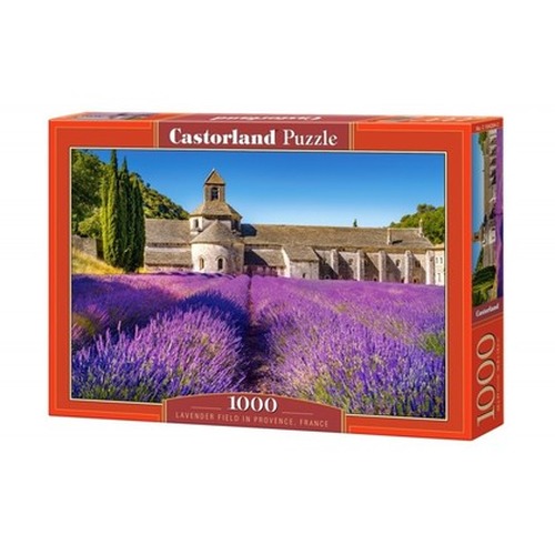 Puzzle 1000 elementów - Lawendowe pole w Prowansji
