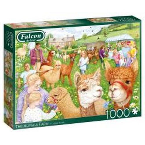 Puzzle 1000 Falcon Spacer z alpakami G3