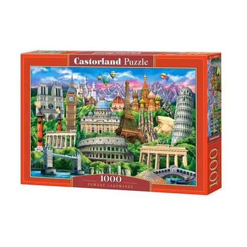 Puzzle 1000 Famous Landmarks CASTOR