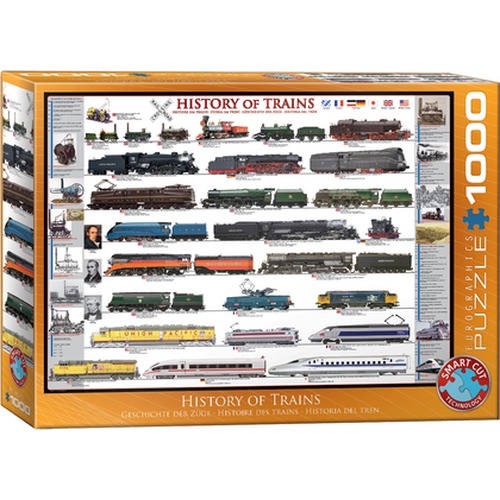 Puzzle 1000 History of Trains 6000-0251