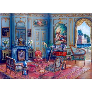 Puzzle 1000 Pokój muzyczny 