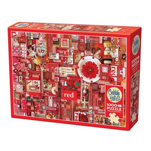 Puzzle 1000 Pomaluj mój świat na kolor... czerwony