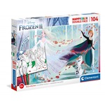 Puzzle 104 elementy - Frozen, Kraina Lodu 2