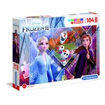 Puzzle 104 elementy Maxi Super Kolor Kraina lodu 2