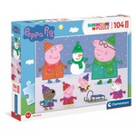 Puzzle 104 elementy Maxi Świnka Peppa