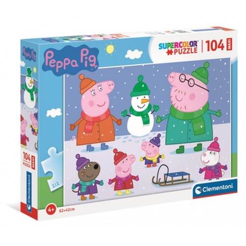 Puzzle 104 elementy Maxi Świnka Peppa
