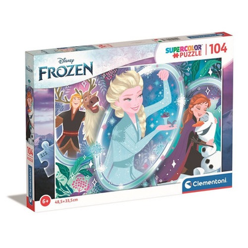 Puzzle 104 elementy Super Kolor Kraina Lodu 2
