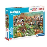 Puzzle 104 maxi super color Mickey&Przyjaciele 23759