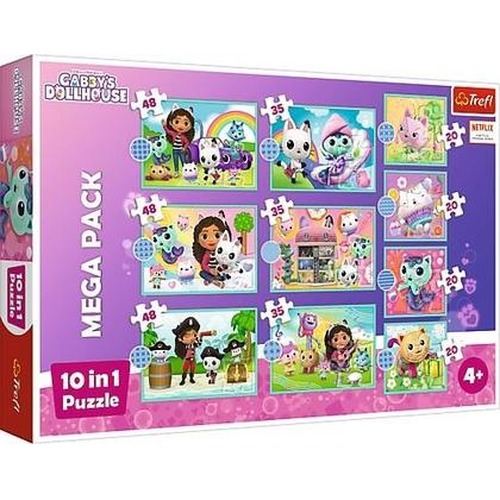 Puzzle 10w1 - W świecie Gabi TREFL
