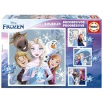 Puzzle 12 el. + 16 el. + 20 el. + 25 el. Kraina Lodu
