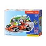 Puzzle 12 elementów Maxi - Wyścigowy bolid