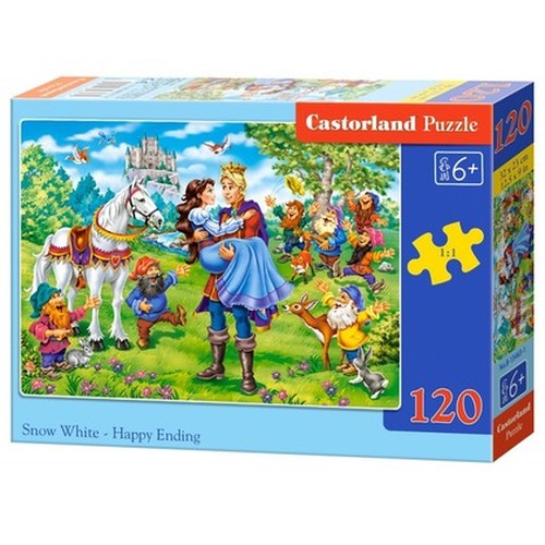 Puzzle 120 elementów - Śnieżka, Szczęśiwe zakończenie