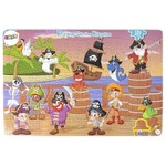 Puzzle 120el edukacyjne piraci