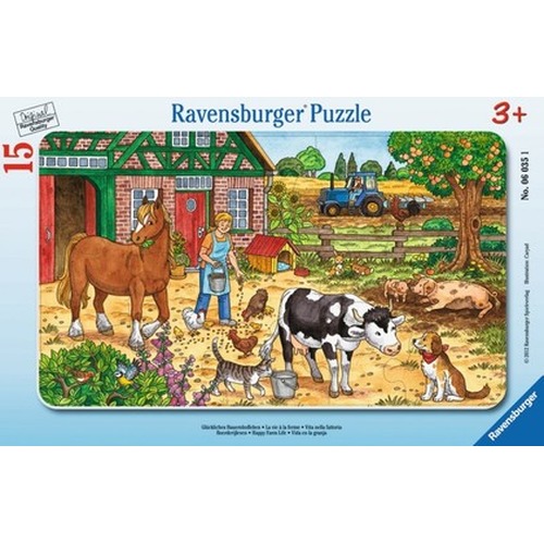 Puzzle 15 elementów - Szczęśliwe życie na farmie 