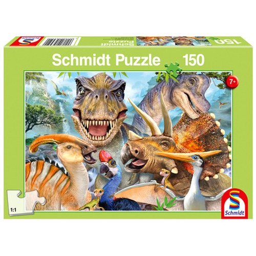 Puzzle 150 el. Dinozaury