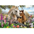 Puzzle 150 el. Klacz i źrebię