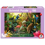 Puzzle 150 el. Mieszkańcy dżungli