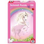 Puzzle 150 el. Różowy jednorożec