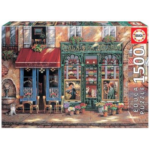 Puzzle 1500 el. Francuska kwiaciarnia