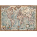 Puzzle 1500 el. Polityczna mapa świata (retro)