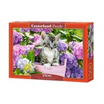 Puzzle 1500 elementów Kotek w koszyku