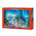 Puzzle 1500 elementów Wilki Moonrise Call
