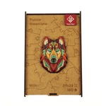 Puzzle 180 drewniane A3 Wilk