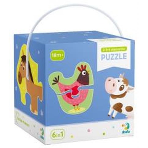 Puzzle 2-3-4 Zwierzęta domowe