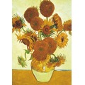 Puzzle 2 x 1000 el. Słoneczniki / Taras kawiarni w nocy, Vincent van Gogh