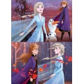 Puzzle 2 x 25 el. Kraina Lodu II (drewniane)